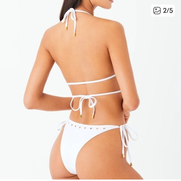 ***GIGI C White Christina Cutout Bikini Set. NWT*** - Picture 4 of 13